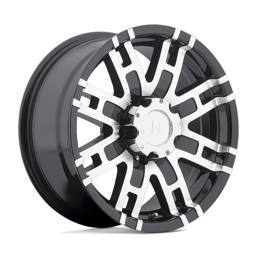Helo | HE835 | Gloss Black Machined | 18X9 | 5X114.3 | 18mm/5.71" | HE83589012318T