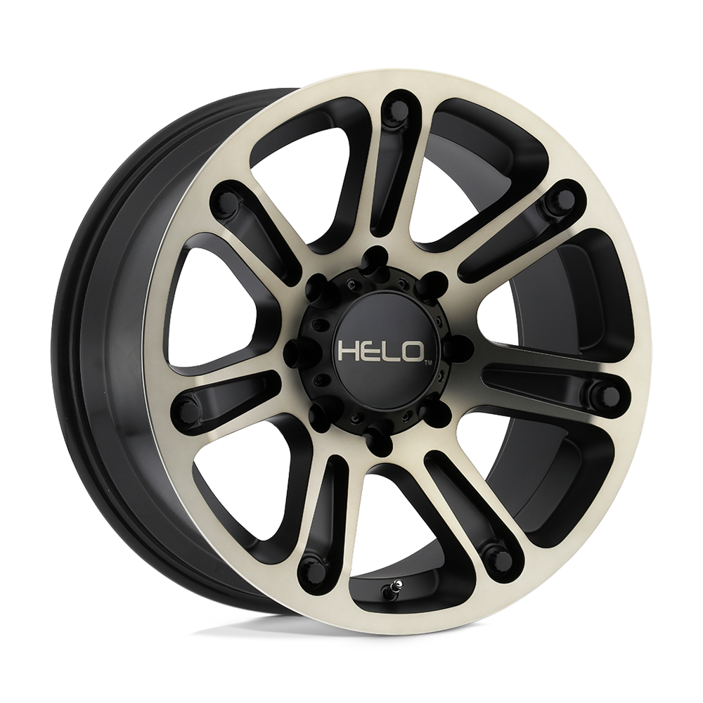 Helo | HE904 | Satin Black Machined Dark Tint | 17X9 | 6X139.7 | 0mm/5" | HE90479068900