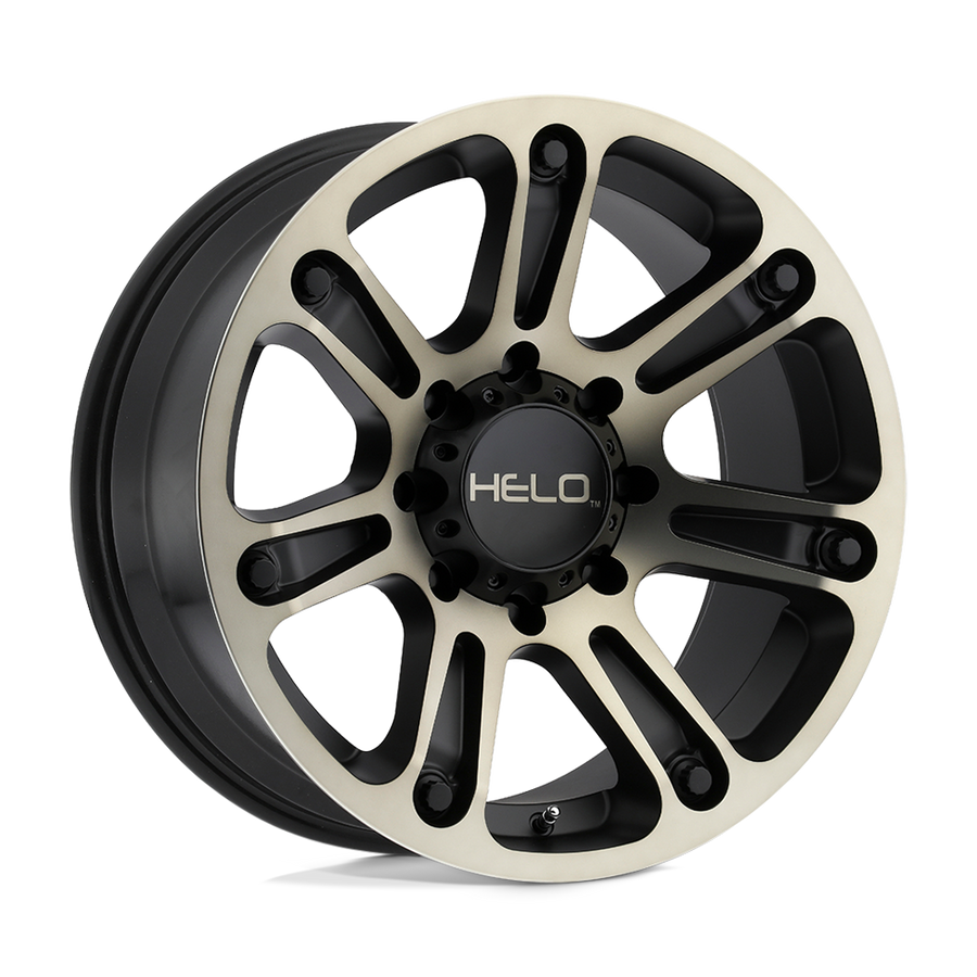 Helo | HE904 | Satin Black Machined Dark Tint | 17X9 | 6X139.7 | 0mm/5" | HE90479068900