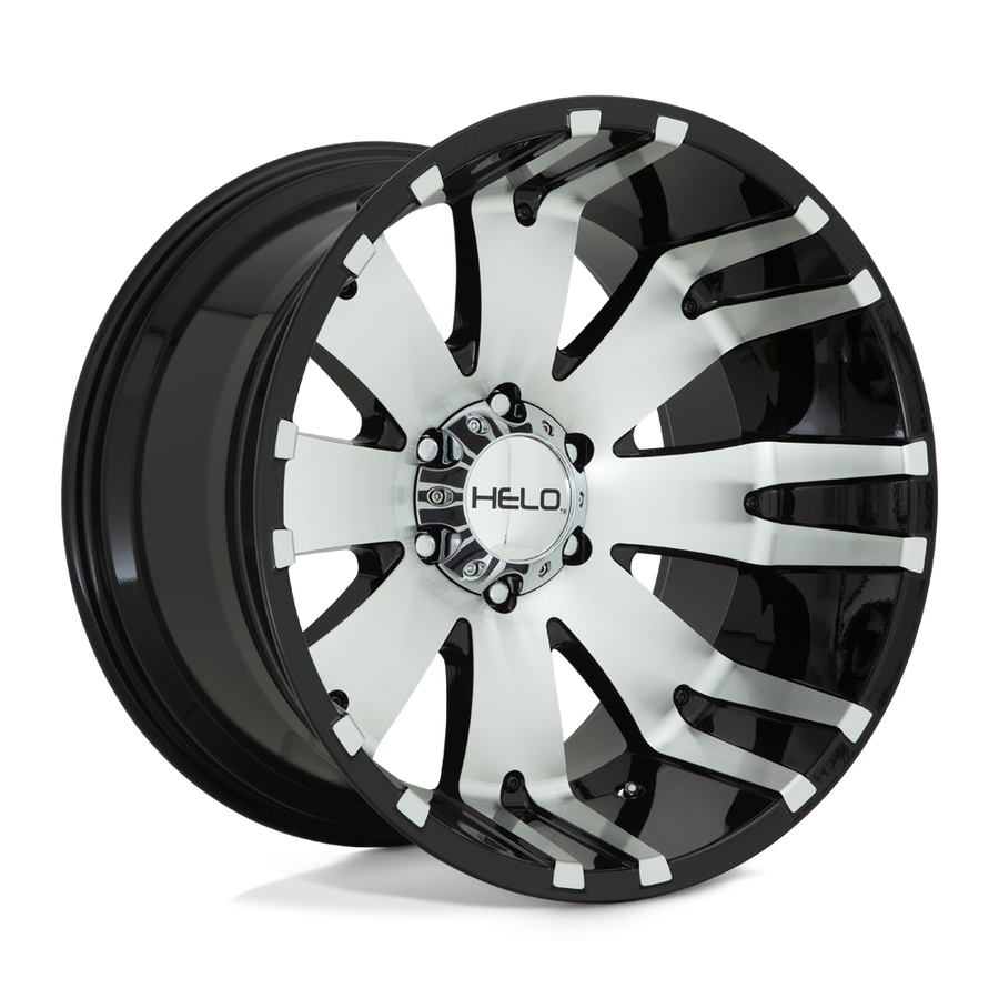 Helo | HE917 | Gloss Black Machined | 20X10 | 6X139.7 | -18mm/4.79" | HE91721068518N