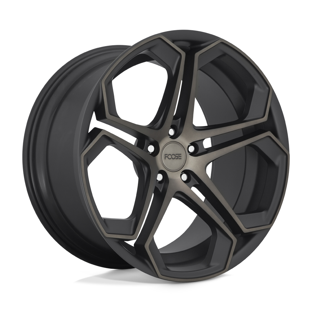 Foose 1PC | F168 IMPALA | Matte Machined Double Dark Tint | 20X10.5 | 5X114.3 | 40mm/7.32" | F168200565+40