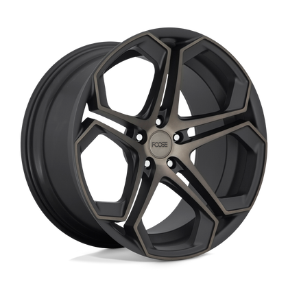 Foose 1PC | F168 IMPALA | Matte Machined Double Dark Tint | 20X10.5 | 5X114.3 | 40mm/7.32" | F168200565+40