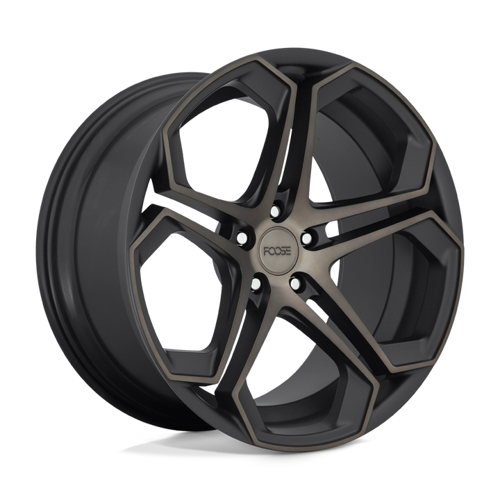 Foose 1PC | F168 IMPALA | Matte Machined Double Dark Tint | 20X10.5 | 5X114.3 | 40mm/7.32" | F168200565+40