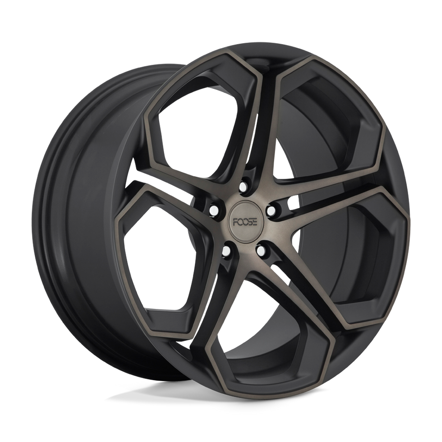 Foose 1PC | F168 IMPALA | Matte Machined Double Dark Tint | 20X10.5 | 5X114.3 | 40mm/7.32" | F168200565+40