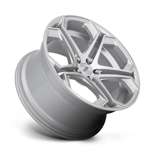 Foose 1PC | F170 IMPALA | Gloss Silver Machined | 20X10.5 | 5X114.3 | 40mm/7.32" | F170200565+40