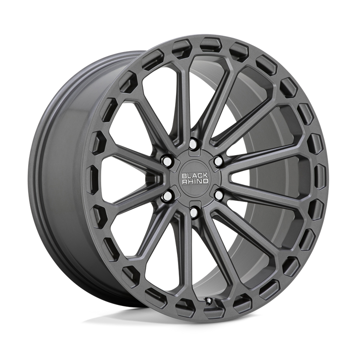 Black Rhino Hard Alloys | KAIZEN | Matte Gunmetal | 17X9.5 | 6X139.7 | -12mm/4.78" | 1795KZN-26140G12