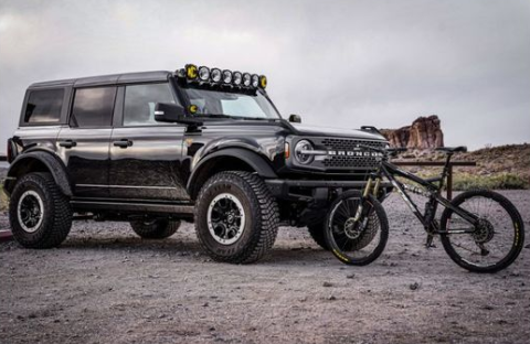 KC HiLiTES 2021-2023 Ford Bronco 50in. Pro6 Gravity LED 8-Light 160w Combo Beam Overhead Light Bar Sys
