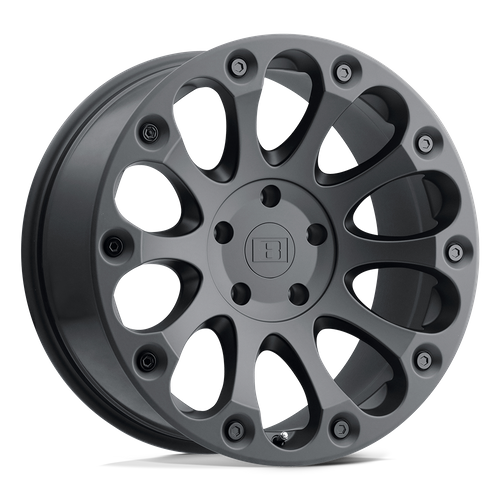 Level 8 | IMPACT | Matte Black | 18X9 | 6X139.7 | 9mm/5.35" | 1890LIM096140M12