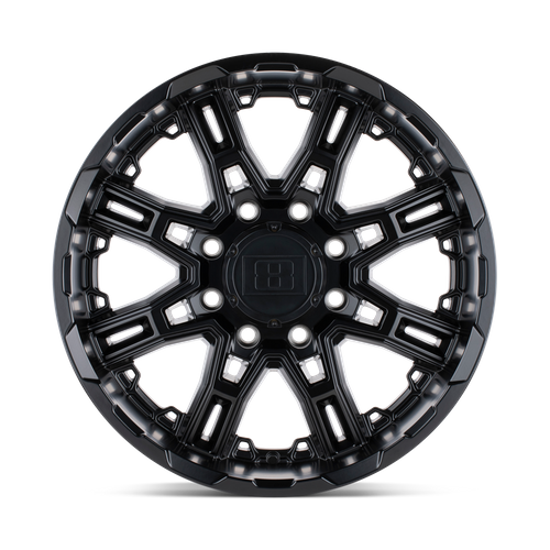 Level 8 | SLINGSHOT | Matte Black | 20X11.5 | 8X170 | -44mm/4.52" | 2015LST-48170M25