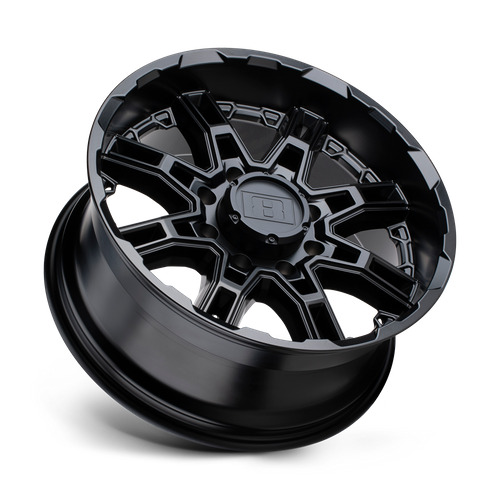 Level 8 | SLINGSHOT | Matte Black | 20X11.5 | 8X170 | -44mm/4.52" | 2015LST-48170M25