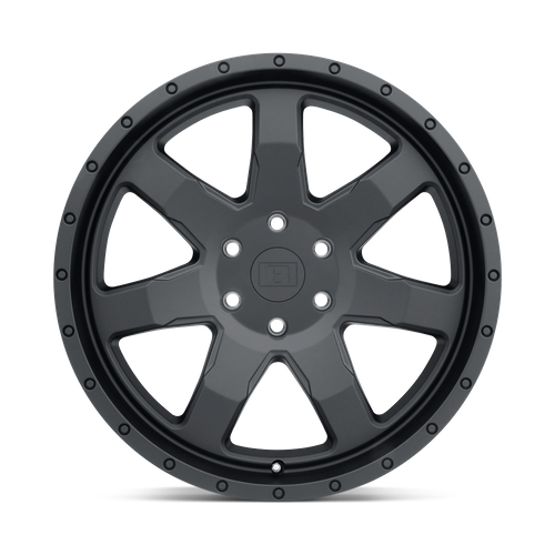 Level 8 | SLAM | Matte Black | 17X8.5 | 6X139.7 | -24mm/3.81" | 1785SLM-46140M12