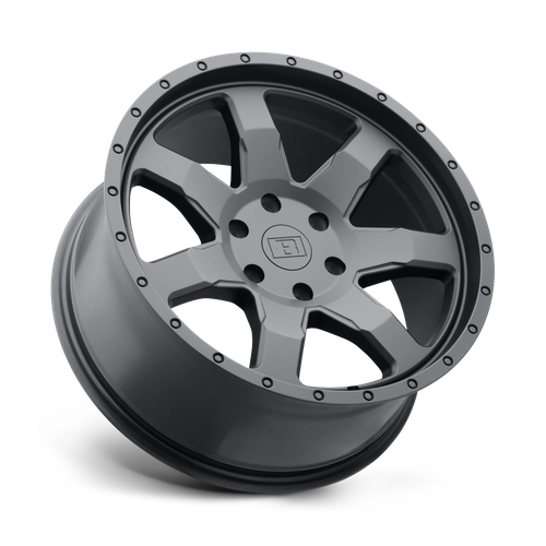 Level 8 | SLAM | Matte Black | 17X8.5 | 6X139.7 | -24mm/3.81" | 1785SLM-46140M12