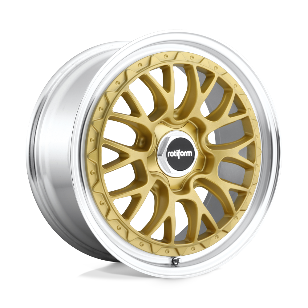 Rotiform | R156 LSR | Matte Gold Machined | 18X8.5 | 5X114.3 | 35mm/6.13" | R156188565+35