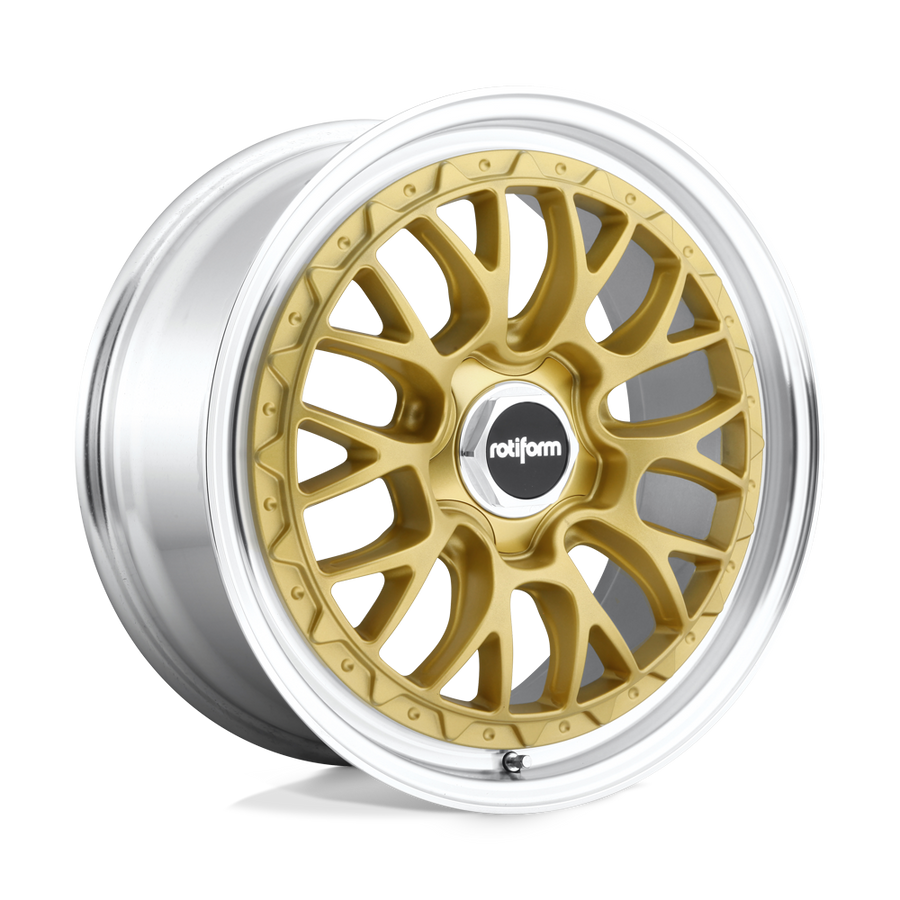 Rotiform | R156 LSR | Matte Gold Machined | 18X8.5 | 5X114.3 | 35mm/6.13" | R156188565+35