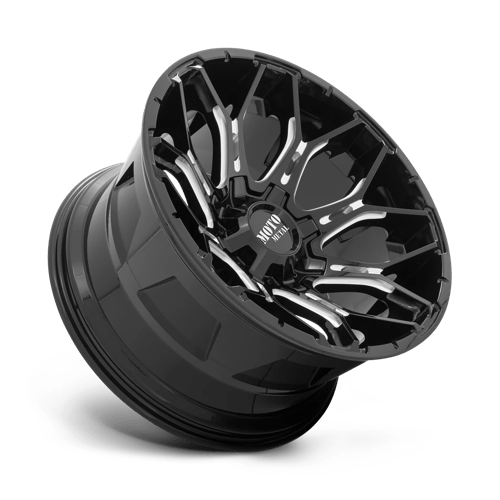 Moto Metal | MO808 SNIPER | Gloss Black Milled | 20X9 | 6X135/6X139.7 | 0mm/5" | MO80829067300