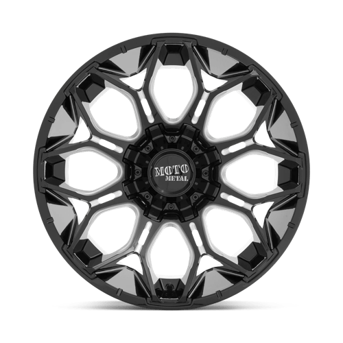 Moto Metal | MO808 SNIPER | Gloss Black Milled | 20X9 | 6X135/6X139.7 | 0mm/5" | MO80829067300