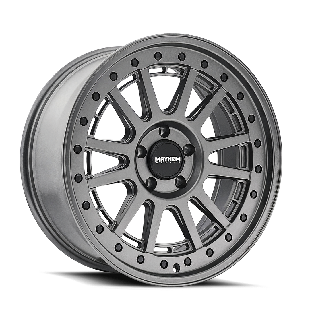 Mayhem 8305 Compass 20x9 +18 Matte Gunmetal 8x170 Wheel - 2017-2026 Ford F-250/F-350 Super Duty