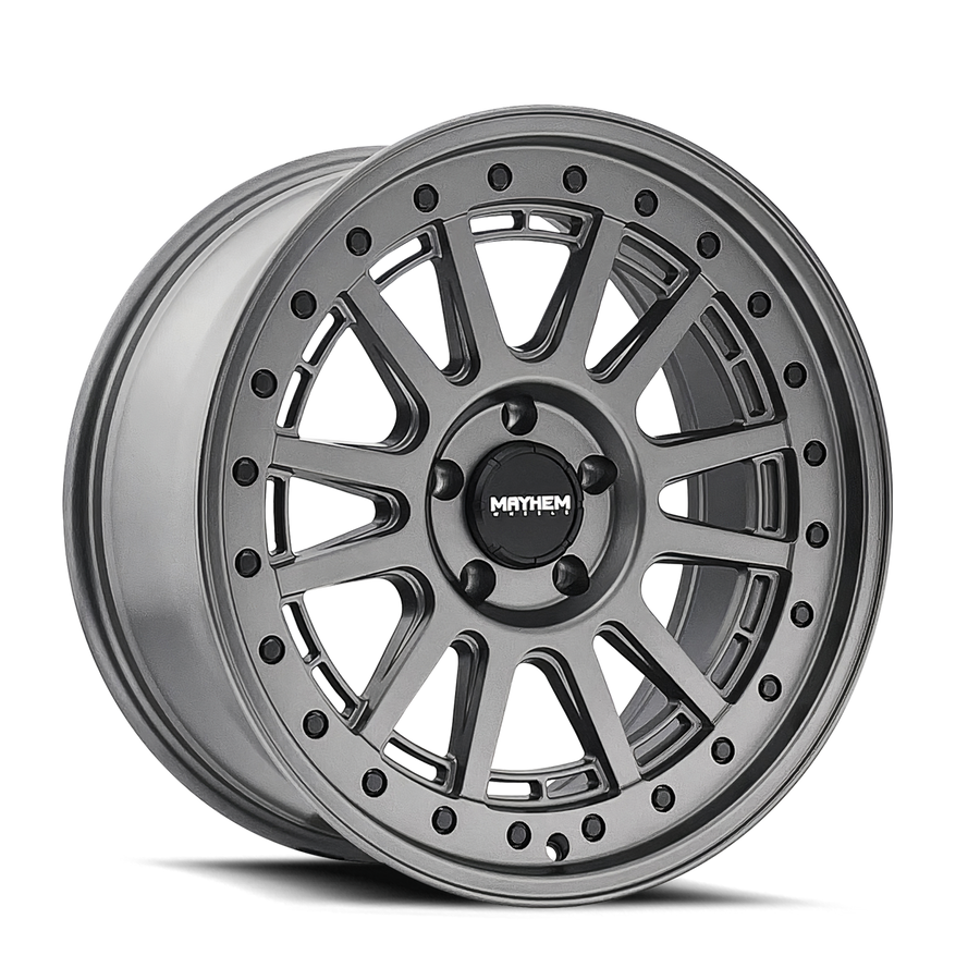 Mayhem 8305 Compass 20x9 +18 Matte Gunmetal 8x170 Wheel - 2017-2026 Ford F-250/F-350 Super Duty