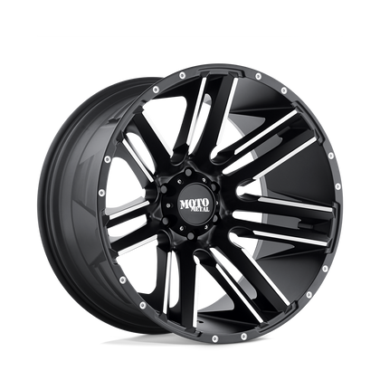 Moto Metal | MO978 RAZOR | Satin Black Machined | 20X10 | 6X139.7 | -24mm/4.56" | MO97821068524N