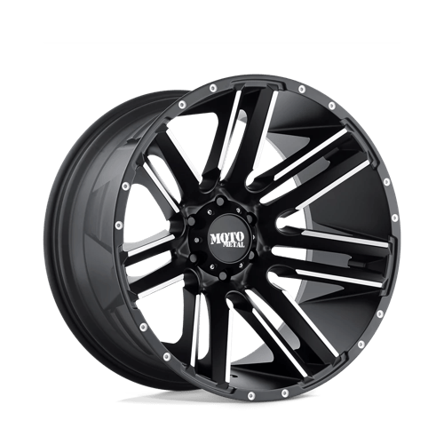 Moto Metal | MO978 RAZOR | Satin Black Machined | 20X10 | 8X170 | -24mm/4.56" | MO97821087524N