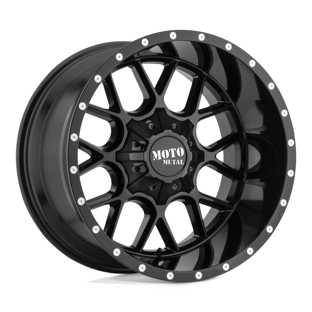 Moto Metal | MO986 SIEGE | Gloss Black | 22X10 | 6X135/6X139.7 | -18mm/4.79" | MO986220673A18N