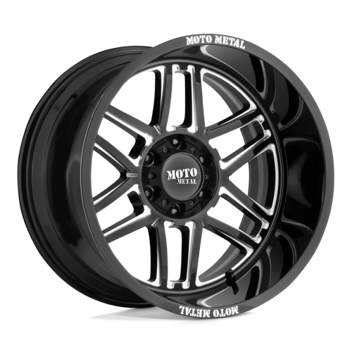 Moto Metal | MO992 FOLSOM | Gloss Black Milled | 20X9 | 6X139.7 | 18mm/5.71" | MO99229068318