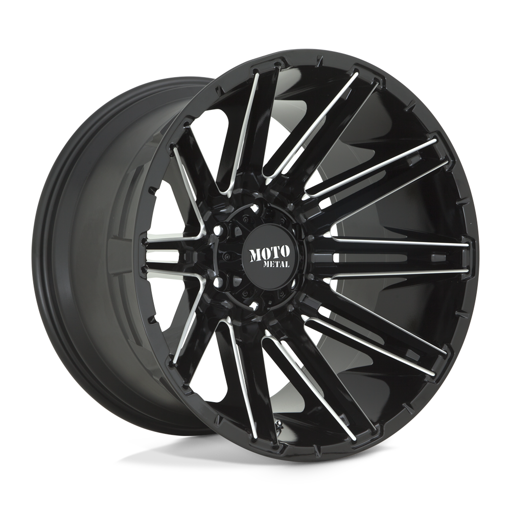 Moto Metal | MO998 KRAKEN | Gloss Black Milled | 20X10 | 6X139.7 | -18mm/4.79" | MO99821068318N