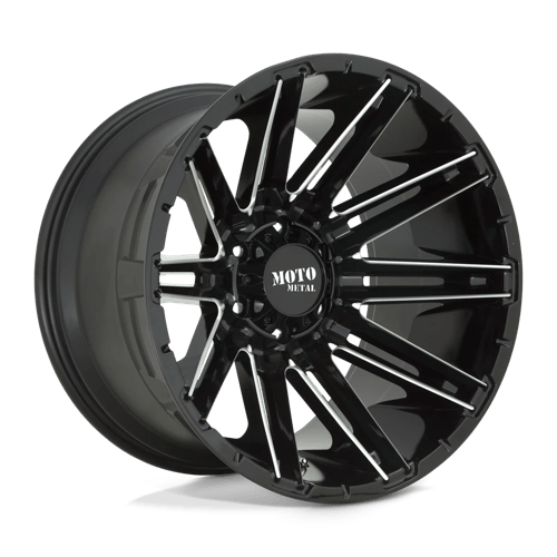 Moto Metal | MO998 KRAKEN | Gloss Black Milled | 22X10 | 6X139.7 | -18mm/4.79" | MO99822068318N