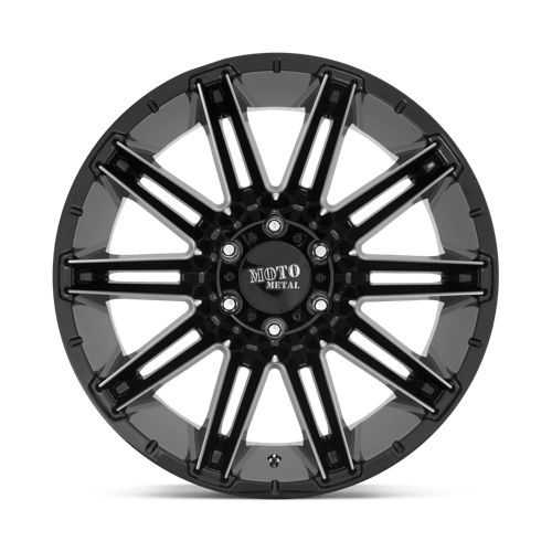Moto Metal | MO998 KRAKEN | Gloss Black Milled | 22X10 | 6X139.7 | -18mm/4.79" | MO99822068318N