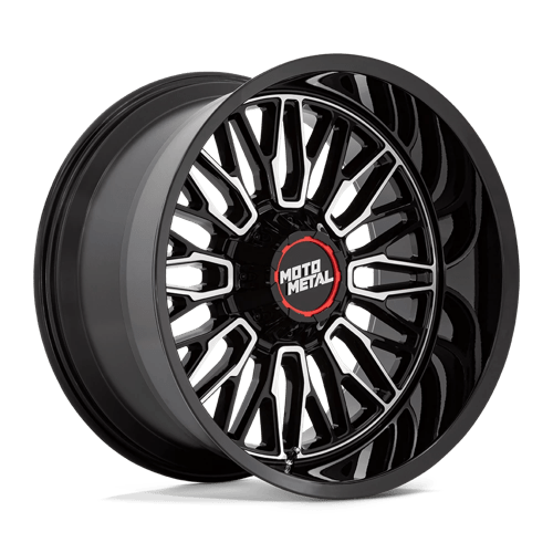 Moto Metal | MO809 STINGER | Gloss Black Machined | 20X9 | 6X135/6X139.7 | 18mm/5.71" | MO809BD20906718