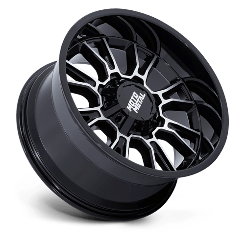 Moto Metal | MO810 LEGACY | Gloss Black Machined | 20X9 | 6X135/6X139.7 | 20mm/5.79" | MO810BD20906720