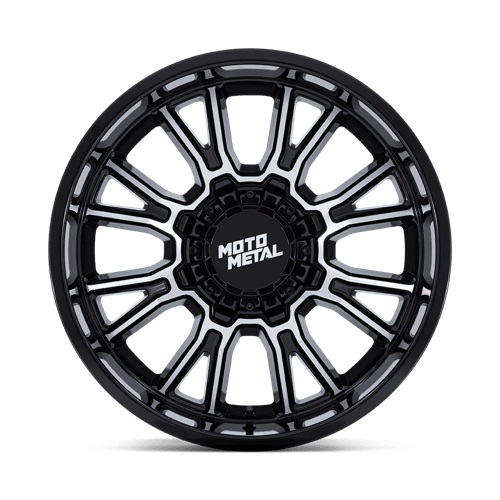 Moto Metal | MO810 LEGACY | Gloss Black Machined | 20X9 | 6X135/6X139.7 | 20mm/5.79" | MO810BD20906720