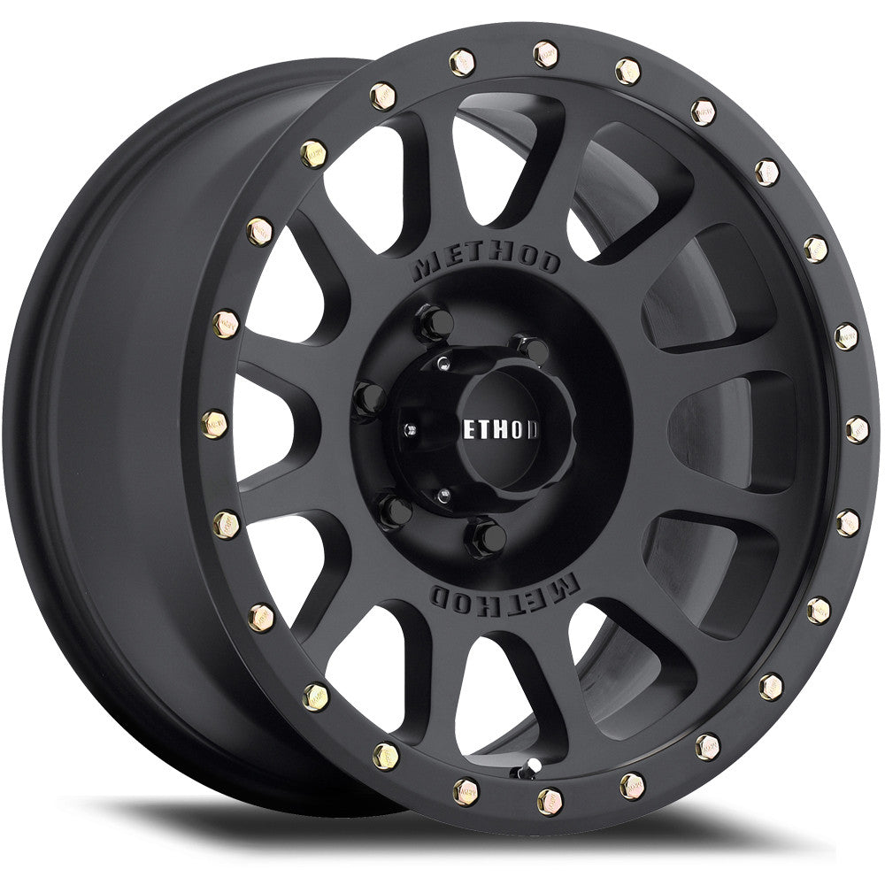 Method Race Wheels MR305 NV 17x8.5 6x139.7 0mm Matte Black (MR30578560500) - 2024-2026 Ford Ranger Raptor