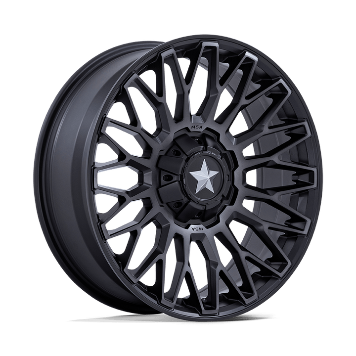 MSA Offroad Wheels | M50 CLUBBER | Matte Black Ddt | 20X7 | 5X114.3 | 0mm/4" | MA050MT20701200