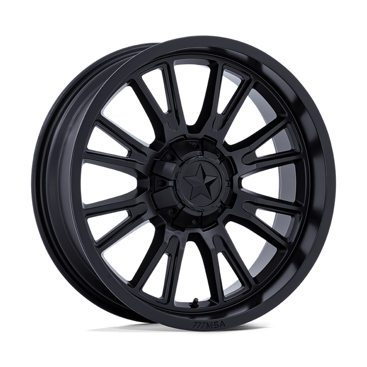 MSA Offroad Wheels | M51 THUNDERLIPS | Matte Black | 24X7 | 5X114.3 | 0mm/4" | MA051MX24701200