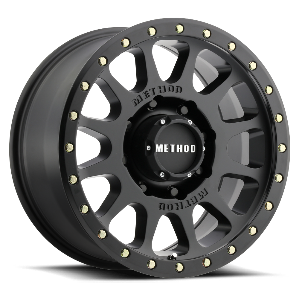 Method MR305 NV HD 18x9 +18 Matte Black 8x170 Wheel - 2017-2026 Ford F-250/F-350 Super Duty