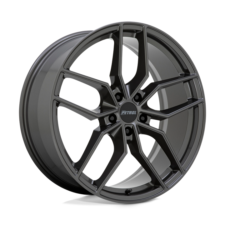 Petrol | P5C | Gloss Gunmetal | 19X8 | 5X114.3 | 40mm/6.07" | 1980P5C405114G76