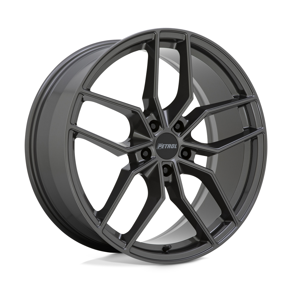 Petrol | P5C | Gloss Gunmetal | 18X8 | 5X108 | 40mm/6.07" | 1880P5C405108G72
