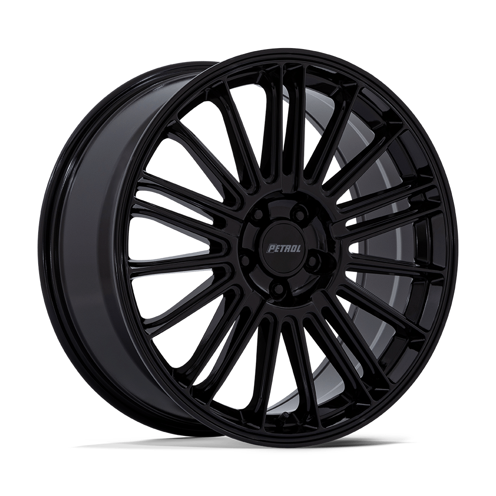 Petrol | PE001 P1D | Gloss Black | 20X8.5 | 5X114.3 | 40mm/6.32" | PE001BX20851240