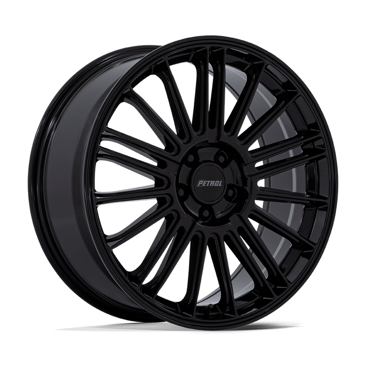 Petrol | PE001 P1D | Gloss Black | 17X8 | 5X114.3 | 40mm/6.07" | PE001BX17801240
