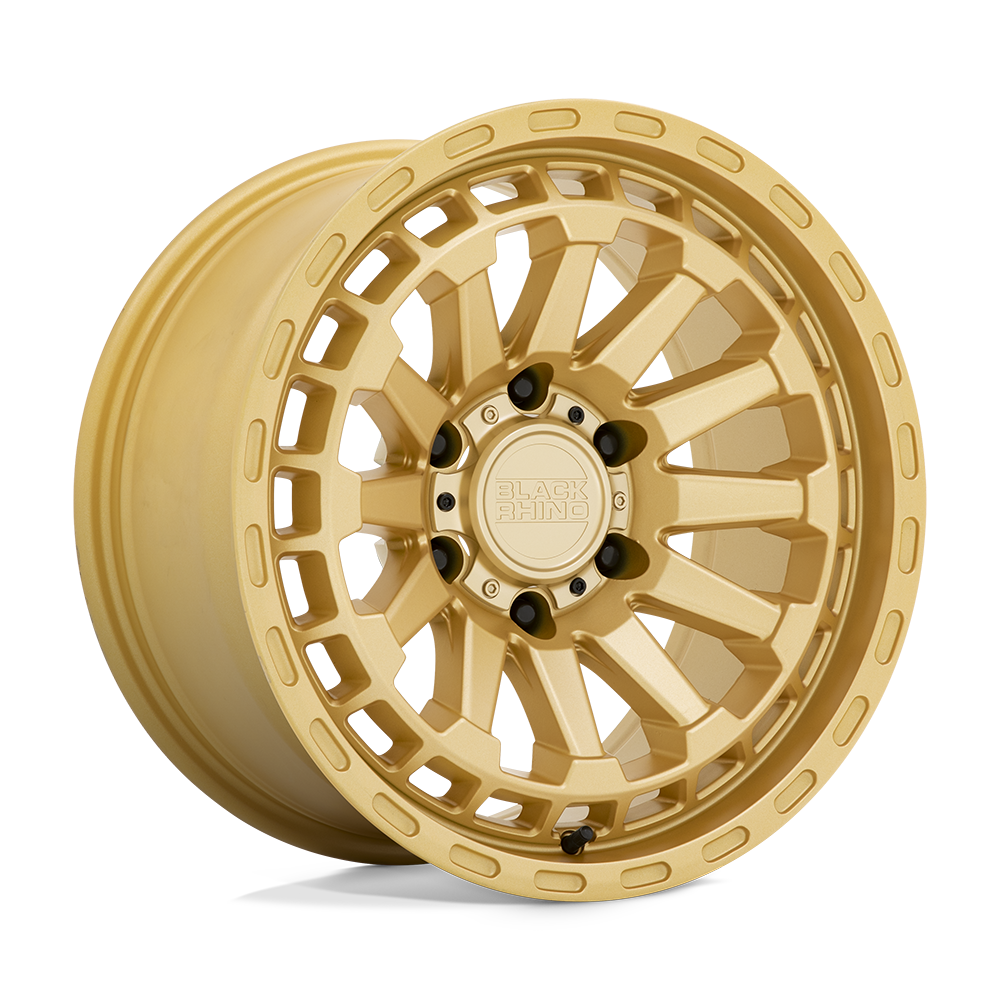 Black Rhino Hard Alloys | RAID | Gold | 20X9.5 | 6X139.7 | 12mm/5.72" | 2095RAD126140L12