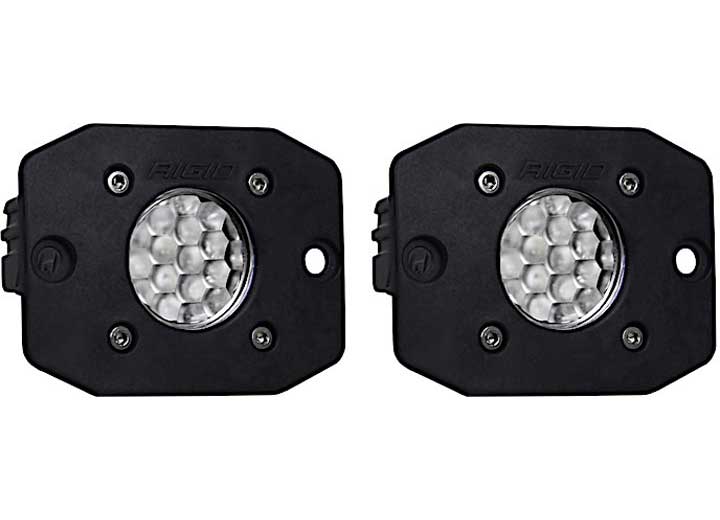 Rigid Industries Ignite Flood Diffused Backup Kit - Flush Mount