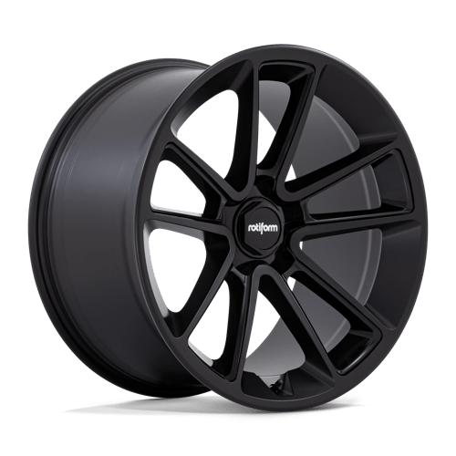 Rotiform | R194 BTL | Matte Black With Black Cap And Inside Spoke Details | 21X10.5 | 5X114.3 | 45mm/7.52" | R194210565+45