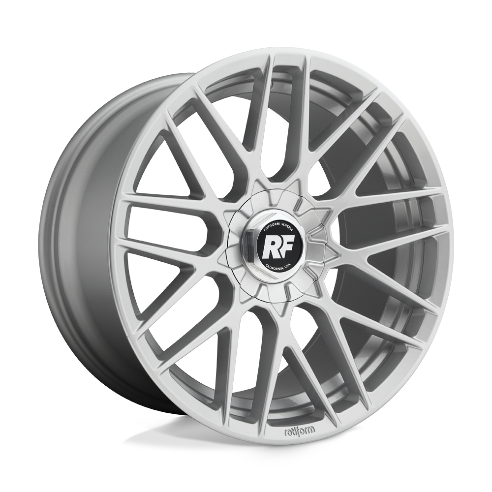 Rotiform | R140 RSE | Gloss Silver | 19X10 | 5X108/5X114.3 | 35mm/6.88" | R140190002+35