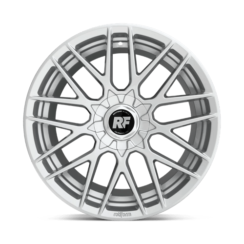 Rotiform | R140 RSE | Gloss Silver | 18X9.5 | 5X114.3/5X120 | 35mm/6.63" | R140189552+35