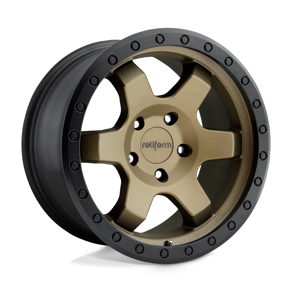 Rotiform | R150 SIX-OR | Matte Bronze Black Bead Ring | 17X9 | 6X135 | 1mm/5.04" | R150179089+01