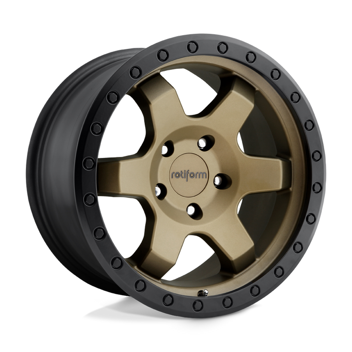 Rotiform | R150 SIX-OR | Matte Bronze Black Bead Ring | 17X9 | 6X135 | 1mm/5.04" | R150179089+01