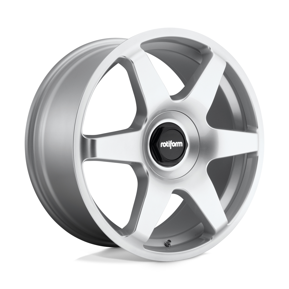 Rotiform | R114 SIX | Gloss Silver | 18X8.5 | 5X114.3/5X120 | 35mm/6.13" | R114188552+35