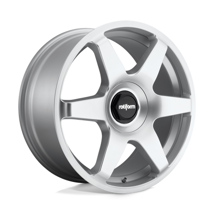 Rotiform | R114 SIX | Gloss Silver | 18X8.5 | 5X114.3/5X120 | 35mm/6.13" | R114188552+35
