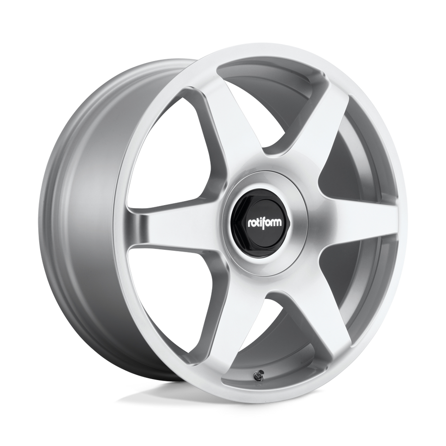 Rotiform | R114 SIX | Gloss Silver | 18X8.5 | 5X114.3/5X120 | 35mm/6.13" | R114188552+35